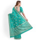 Exclusive Turquoise Kanchipuram Silk Saree 
